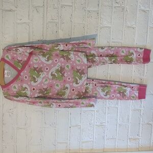 Hanna Andersson Pink Deer Pajamas